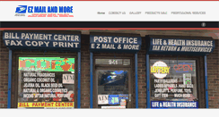 Desktop Screenshot of ezmailandmore.com
