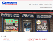 Tablet Screenshot of ezmailandmore.com